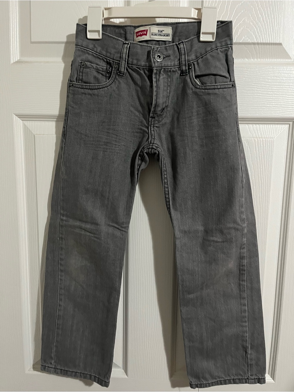 Levi's Kids Charcoal Straight-Leg Jeans